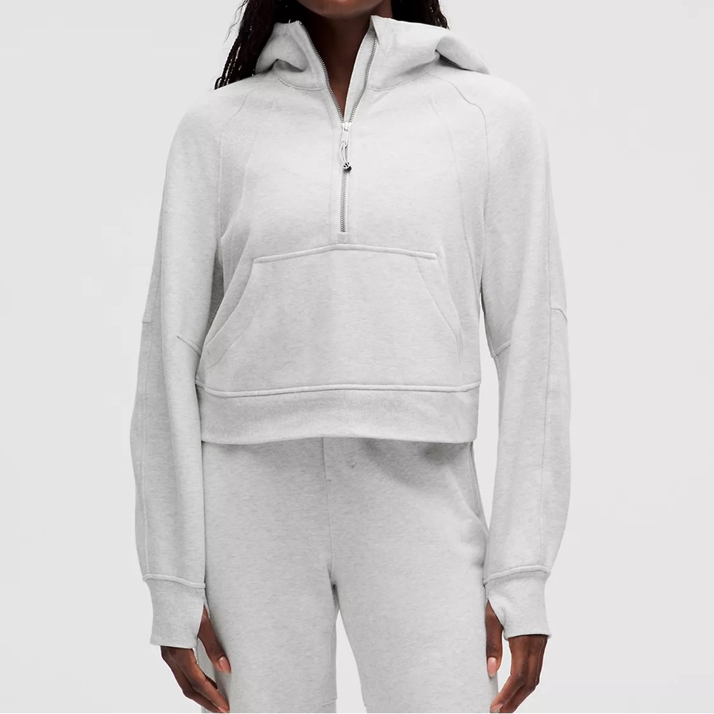 Scuba Oversized Half-Zip Hoodie